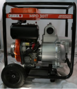 Мотопомпа дизельная MERAN MPD301T для сильно загрязненной воды